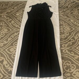White House Black Market Classic Black Jumpsuit